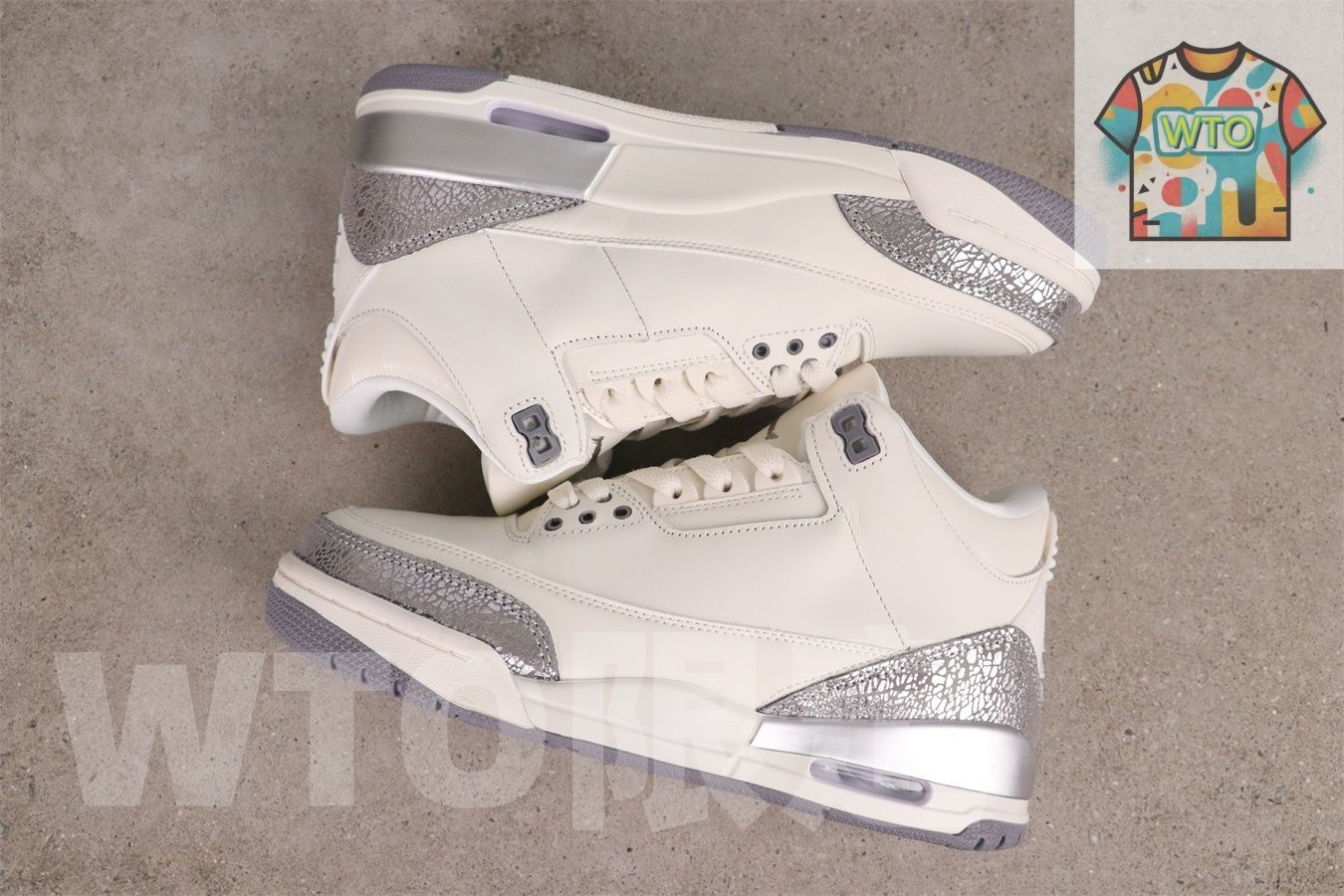  今日 Air Jordan エア ジョーダン メタリック シルバー AJ 3 CK 9246 100 スニーカー 靴