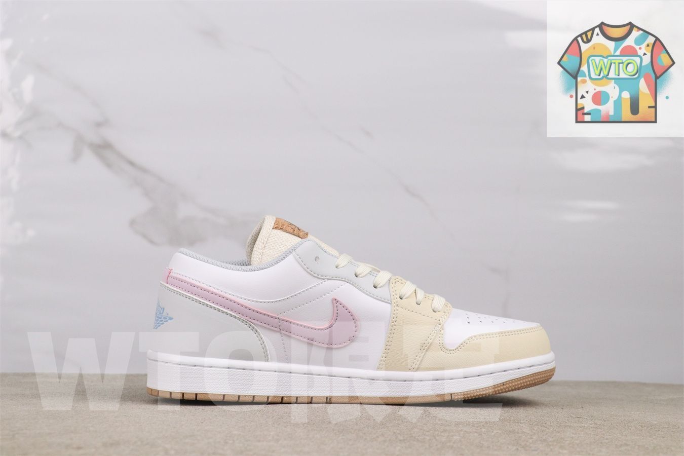 今日 Air Jordan 1 IB8861-151 ホワイトイエロー-WTO輸入2