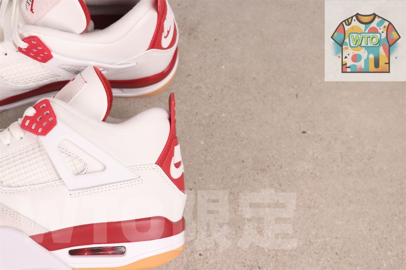  今日 Air Jordan 4 DR 5415 106 バージティレッド WTO輸入2 スニーカー 靴