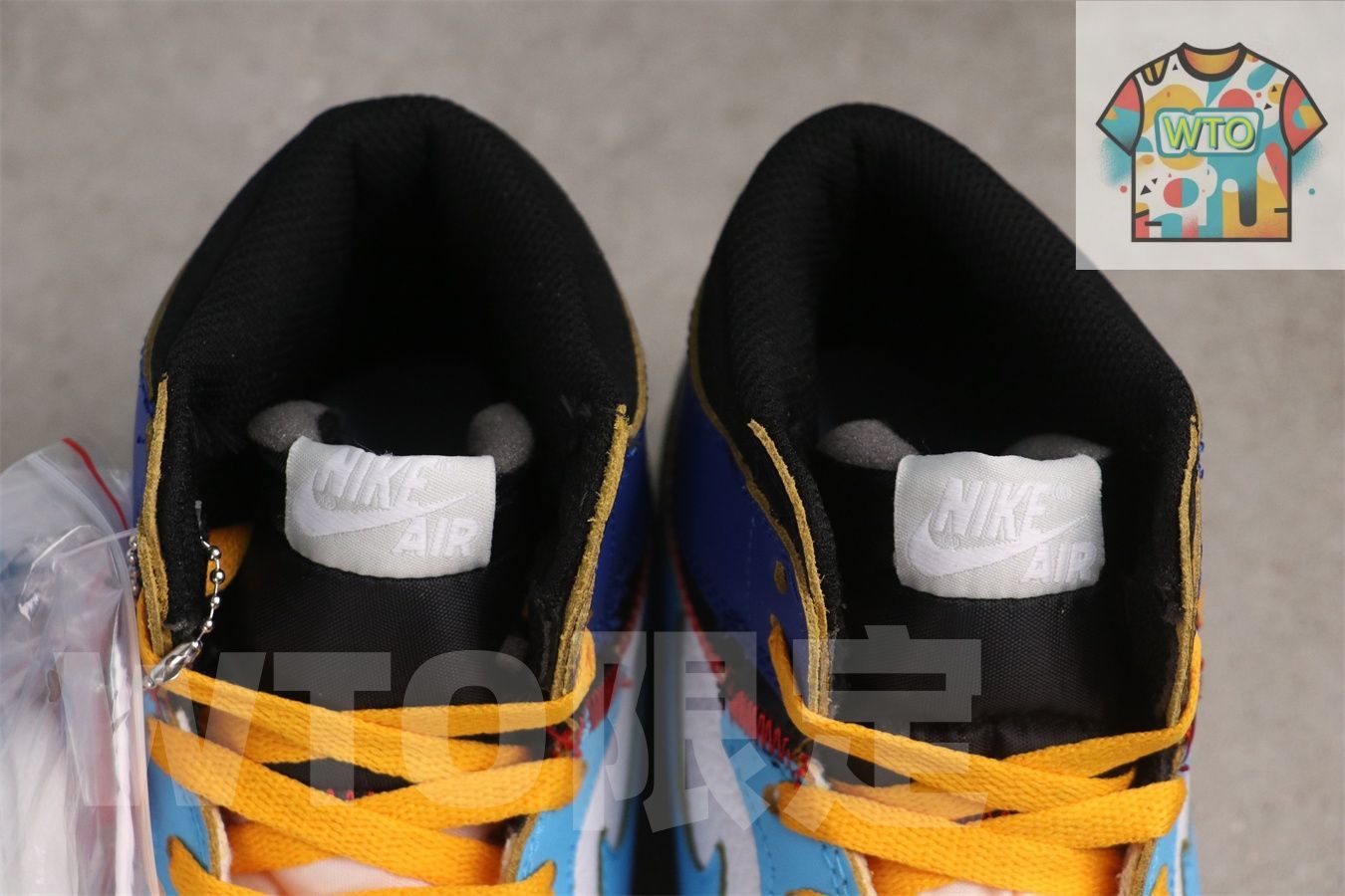  WTO通販 エアジョーダン 1 DZ 4137-800 ホワイトブルー2-WTO輸入-BSC 65 スニーカー 靴