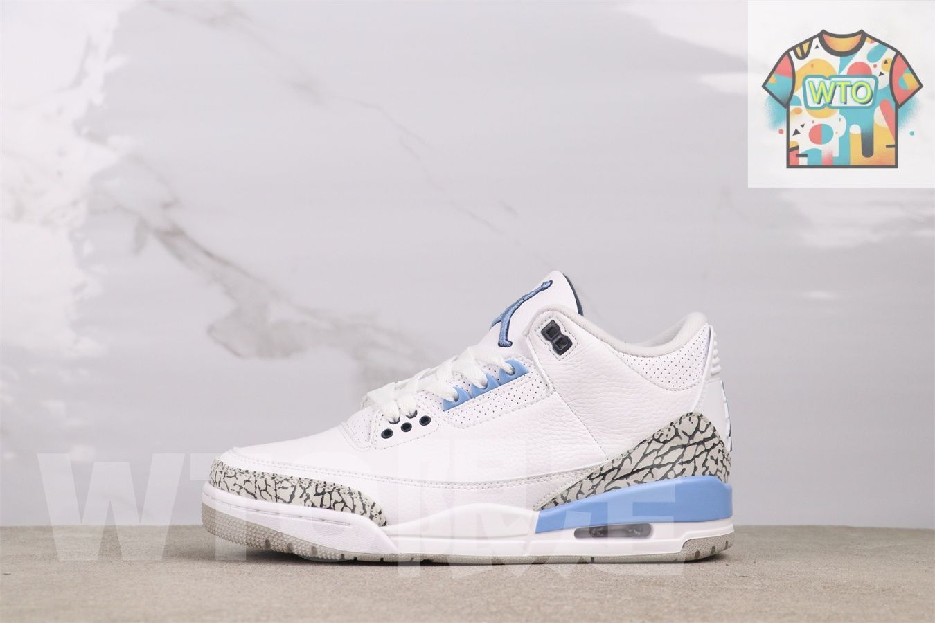 今日 Air Jordan 3 エアジョーダン 3 CT8532-104 ノースカロライナブルー-WTO輸入2