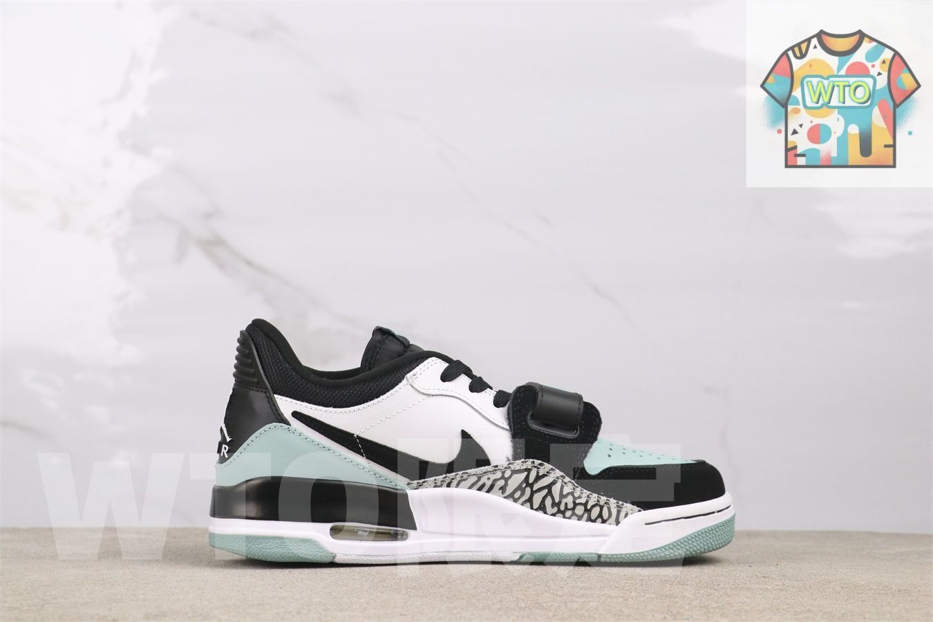 今日 Air Jordan エアジョーダン CD7069-109 ブラックホワイトグリーン-WTO輸入2