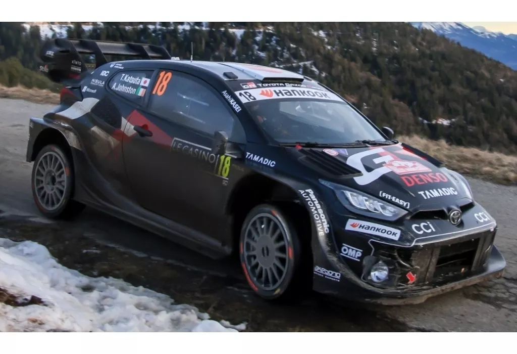 ミニカー 1 43 TOYOTA GR Yaris Rally1 18 TOYOTA GAZOO Racing WRT Rally Monte Carlo 2025 T. Katsuta - A.Johnston S6892