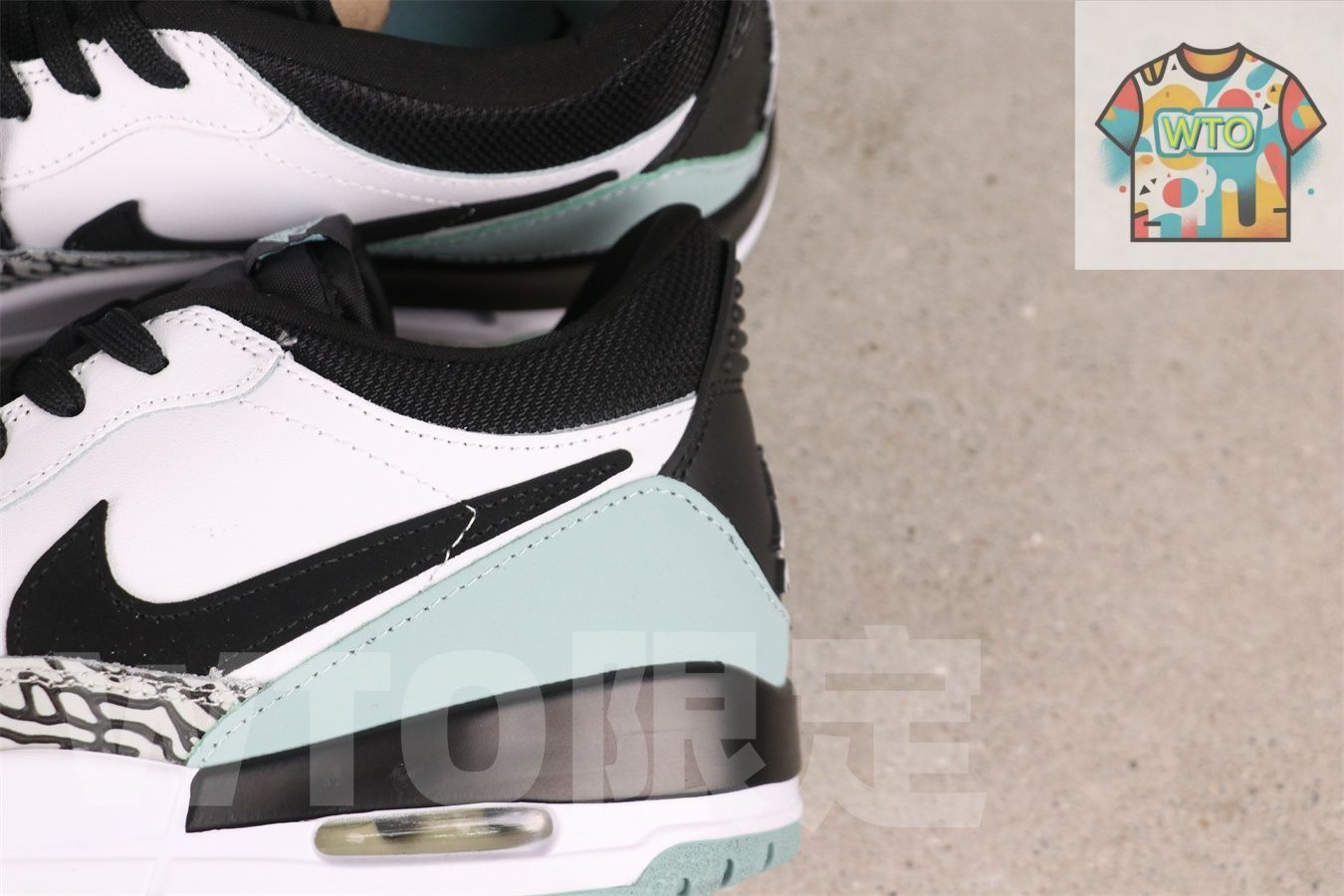  今日 Air Jordan エアジョーダン CD 7069-109 ブラックホワイトグリーン-WTO輸入2 スニーカー 靴