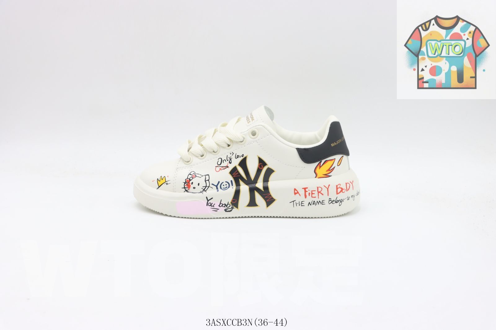 今日 MLB NY メンズ - レディース ロートップ スニーカー MLB3ASXCCB3N