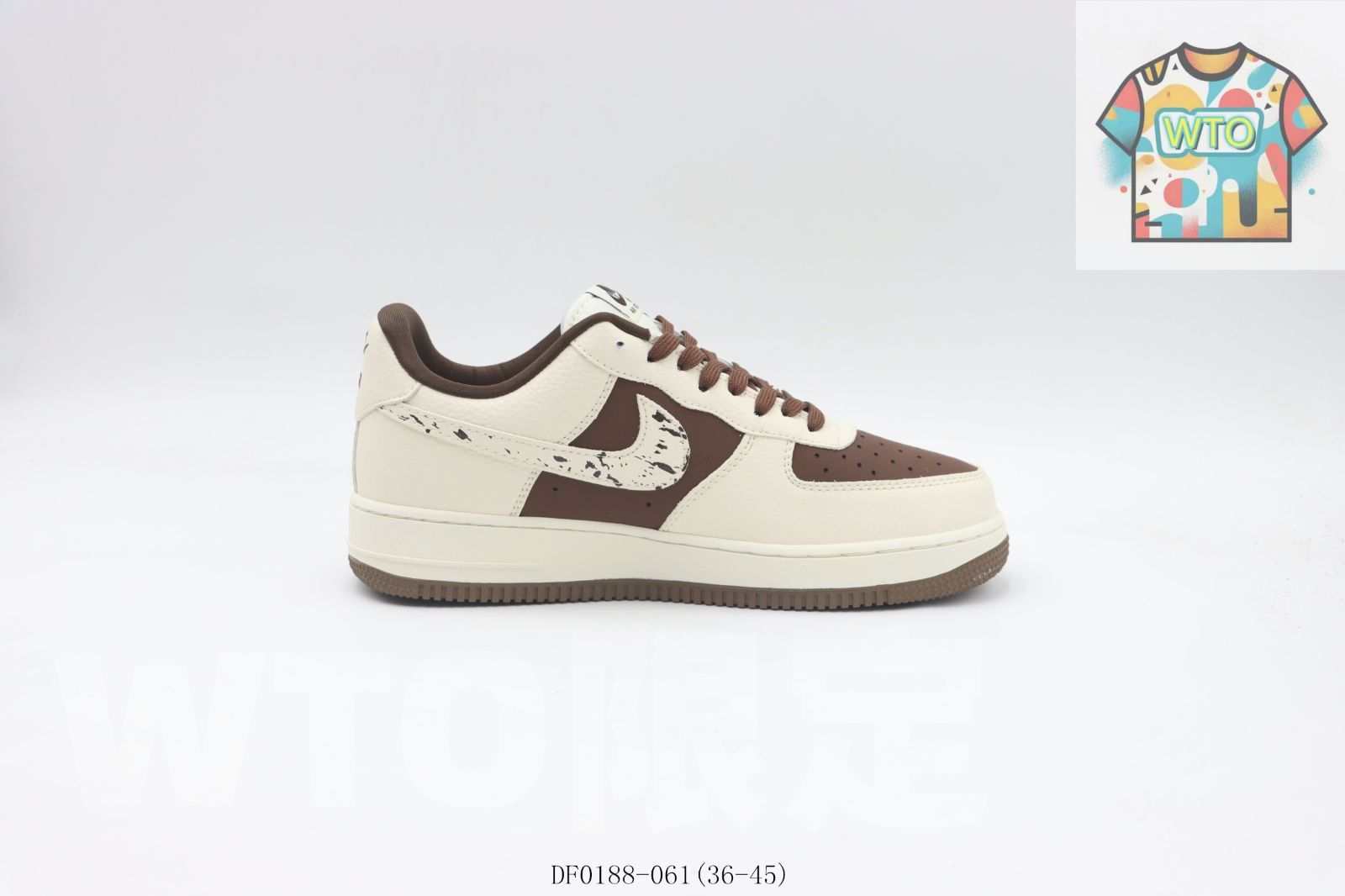 今日 Nike ナイキ スケートシューズ DF0188-061 ホワイトブラウン-WTO輸入2