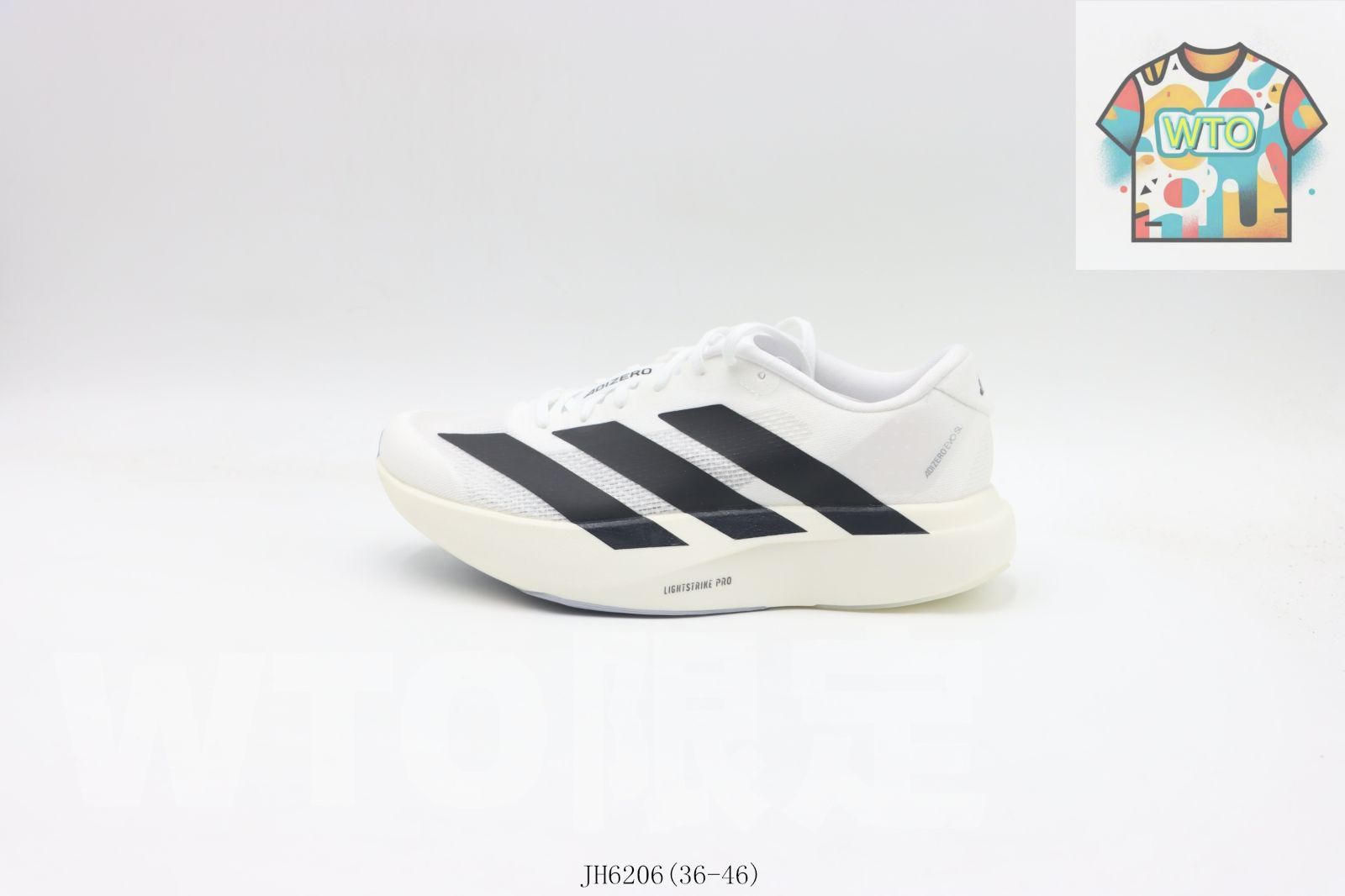 今日 Adidas アディダス ランニングシューズ JH6206 ホワイトブラック-WTO輸入2