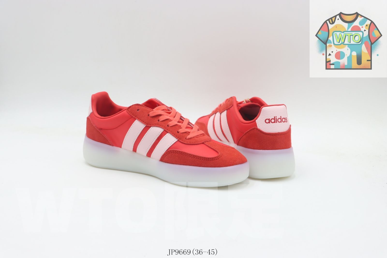  今日 アディダス Adidas ダンクロー Dunk Low 白赤 White Red JP 9669 スニーカー 靴