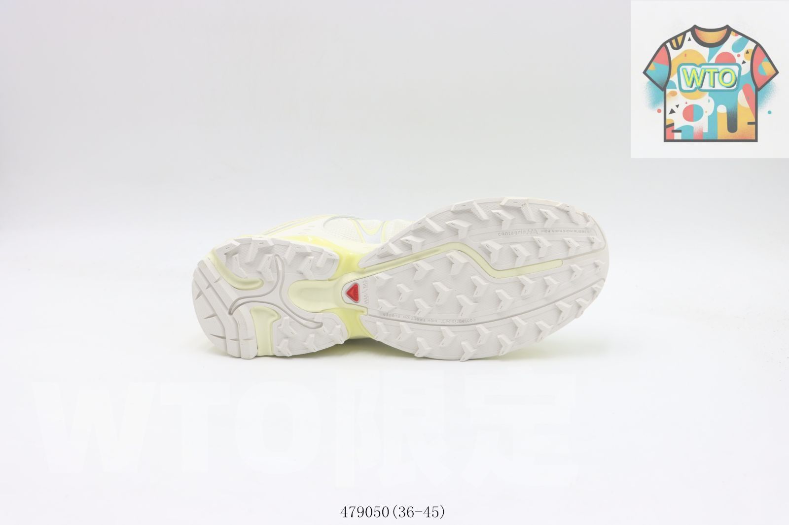  今日 Salomon サロモン 479050 白 しろ と黄 きいろ WTO輸入2 スニーカー 靴