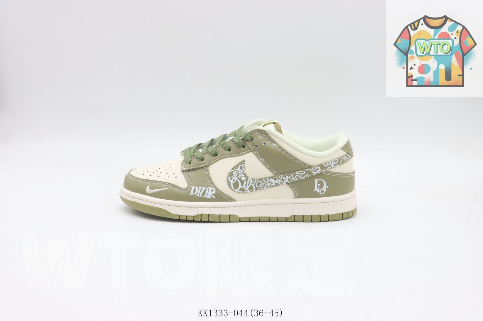 今日 Nike ナイキ スケートシューズ KK 1333 044 ホワイトグリーン WTO輸入2