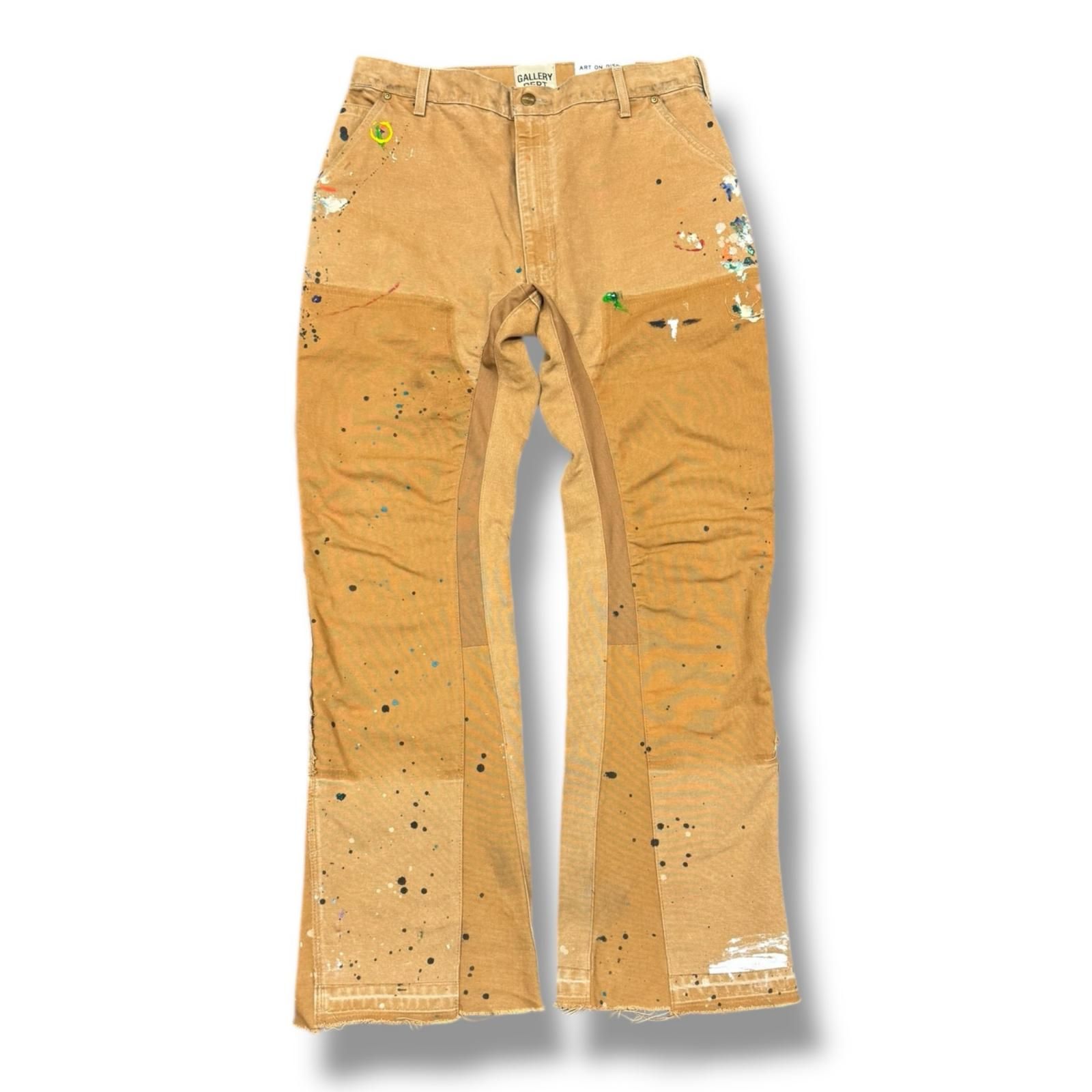 GALLERY DEPT. Rebuild Flare Pants 再構築 ペイント フ パンツ ギャラリーデプト ベージュ 2648M