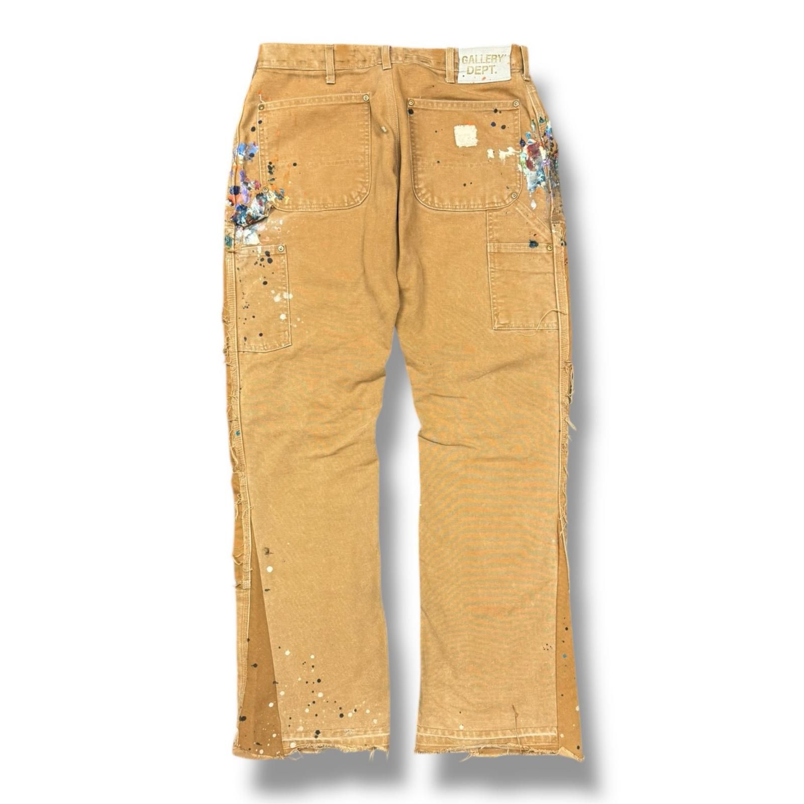 GALLERY DEPT. Rebuild Flare Pants 再構築 ペイント フ パンツ ギャラリーデプト ベージュ 2648M