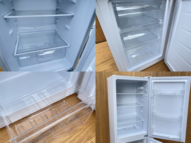 送料無料 冷凍冷蔵庫【中古】 動作保証 YAMAZEN ZFR-D150(W) 150L 2025 