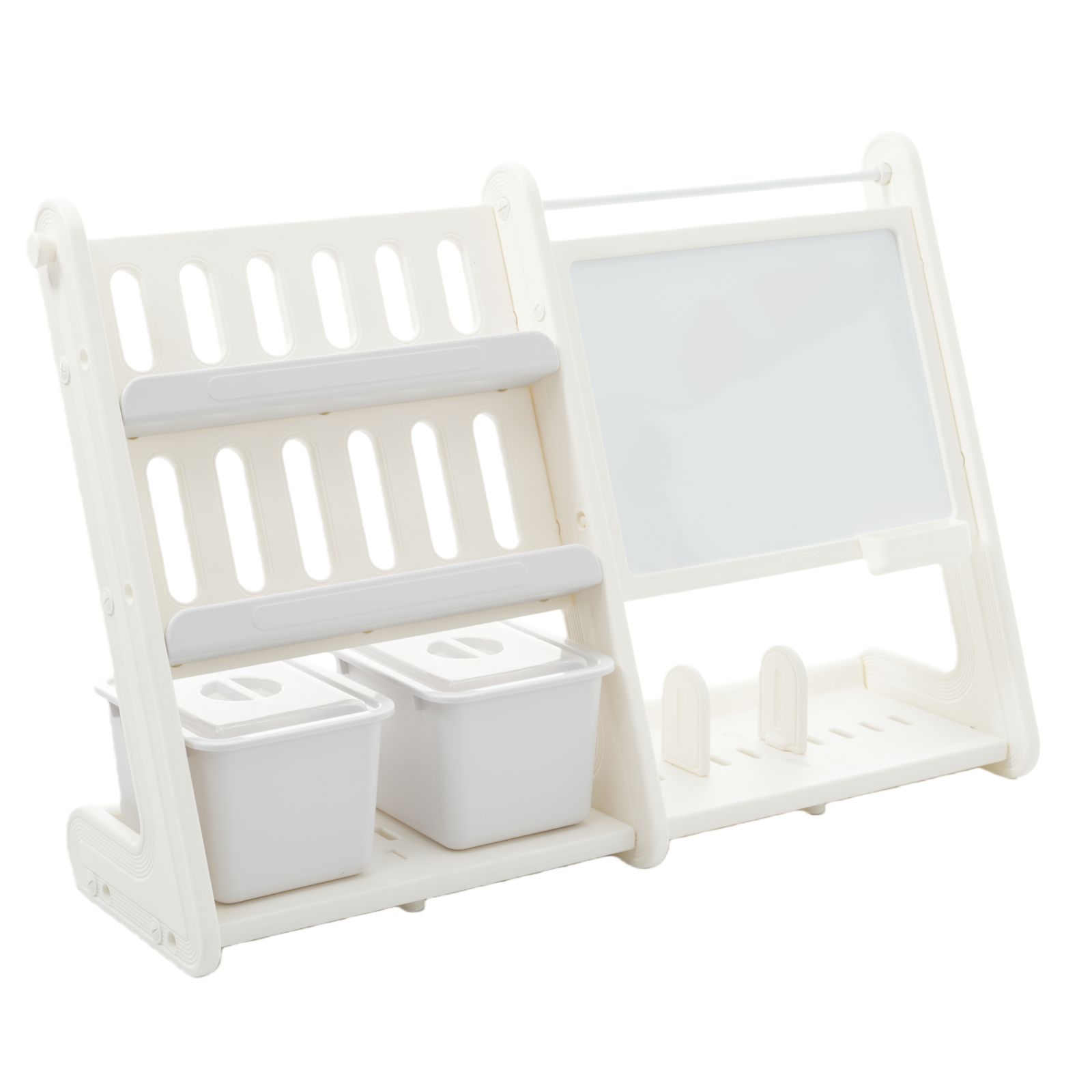 おもちゃ棚＆絵本棚＆描きボード 玩具箱 収納ケース おしゃれ ケース 子供部屋本棚 書棚 絵本棚 大容量 キッズ 収納ラック ラック おしゃれ 組立カンタン こども