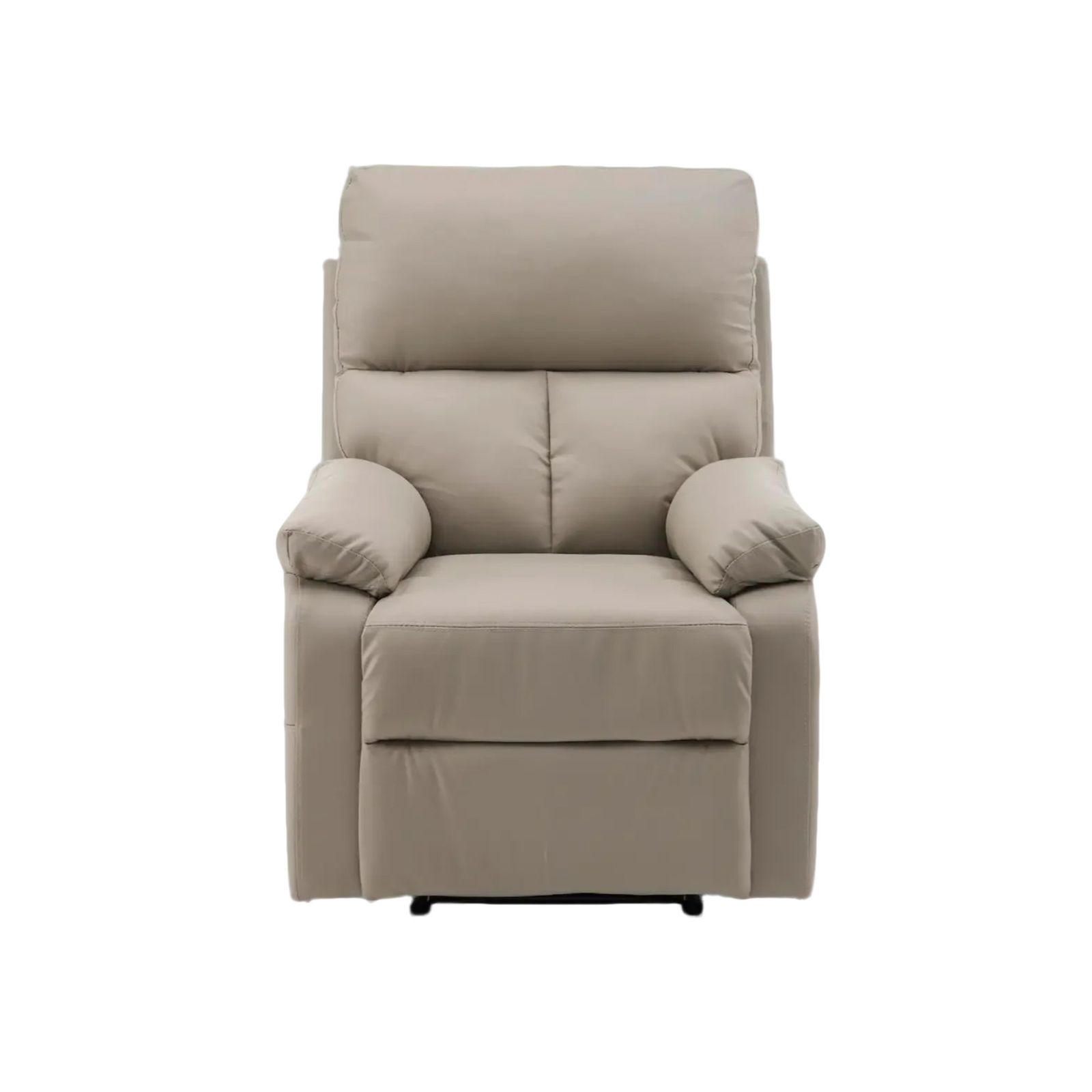 リクライニングソファー 165° 調整 リクライニングソファ レバー オットマン一体型 1人掛け フットレスト付き モーションソファー 耐圧分散 ソファー リクライニングチェア アッシュグレー