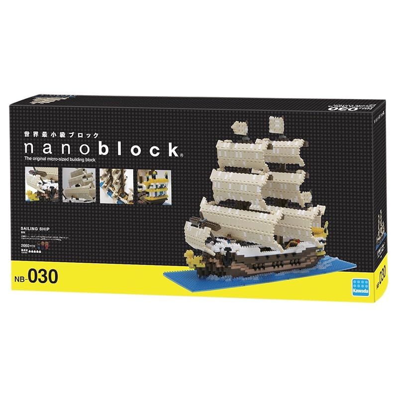 カワダ Kawada ナノブロック 帆船 2500ピース NB 030 0