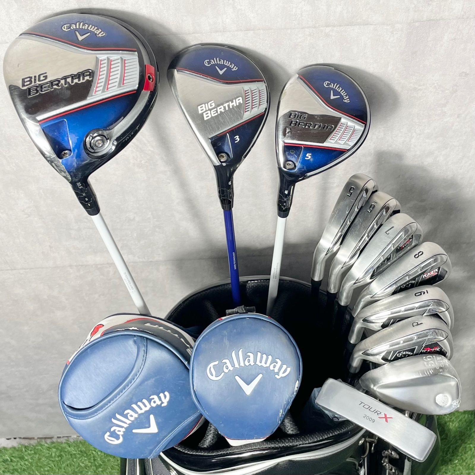 【美品】キャロウェイ♪ビッグバーサ★ゴルフクラブセット/メンズ キャディバッグ Amazon.co.jp: キャロウェイ (Callaway) クラブセット メンズ X HOT 21