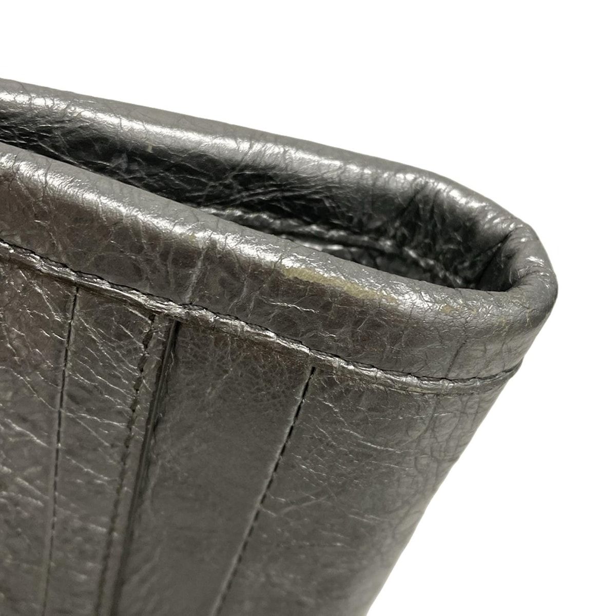 全部激安で販売！ BALENCIAGA バレンシアガ トートバッグ バルベス スモール ショッパー 672983 シルバー レザー 鎮静の