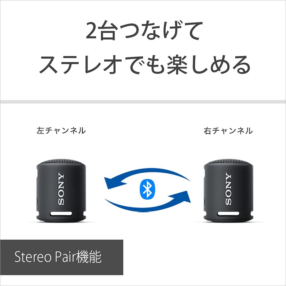 新品未開封【SONY】SRS-XB13型 ポータブルスピーカー ブラック×2個