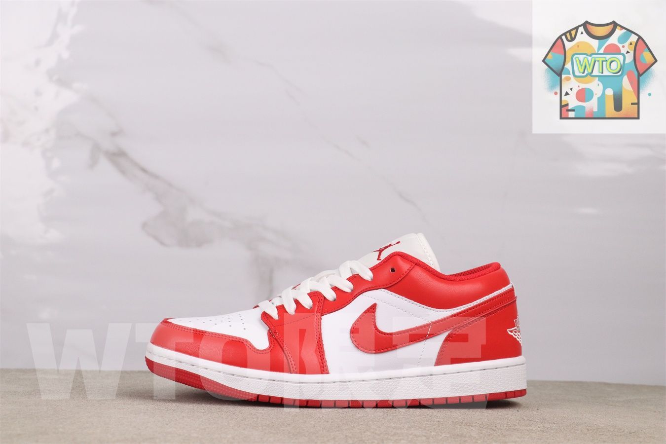 WTO通販 Air Jordan 1 エアジョーダン 代 553558 166 ホワイトレッド WTO輸入 SRU 52