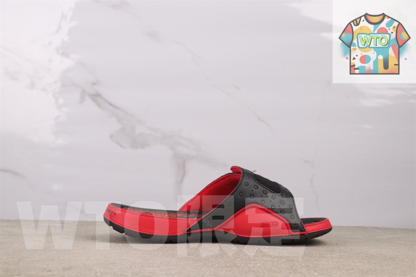 WTO通販 エアジョーダン 13 代 684915-001 ブラックレッド スリッパ-WTO輸入-IHJ 76