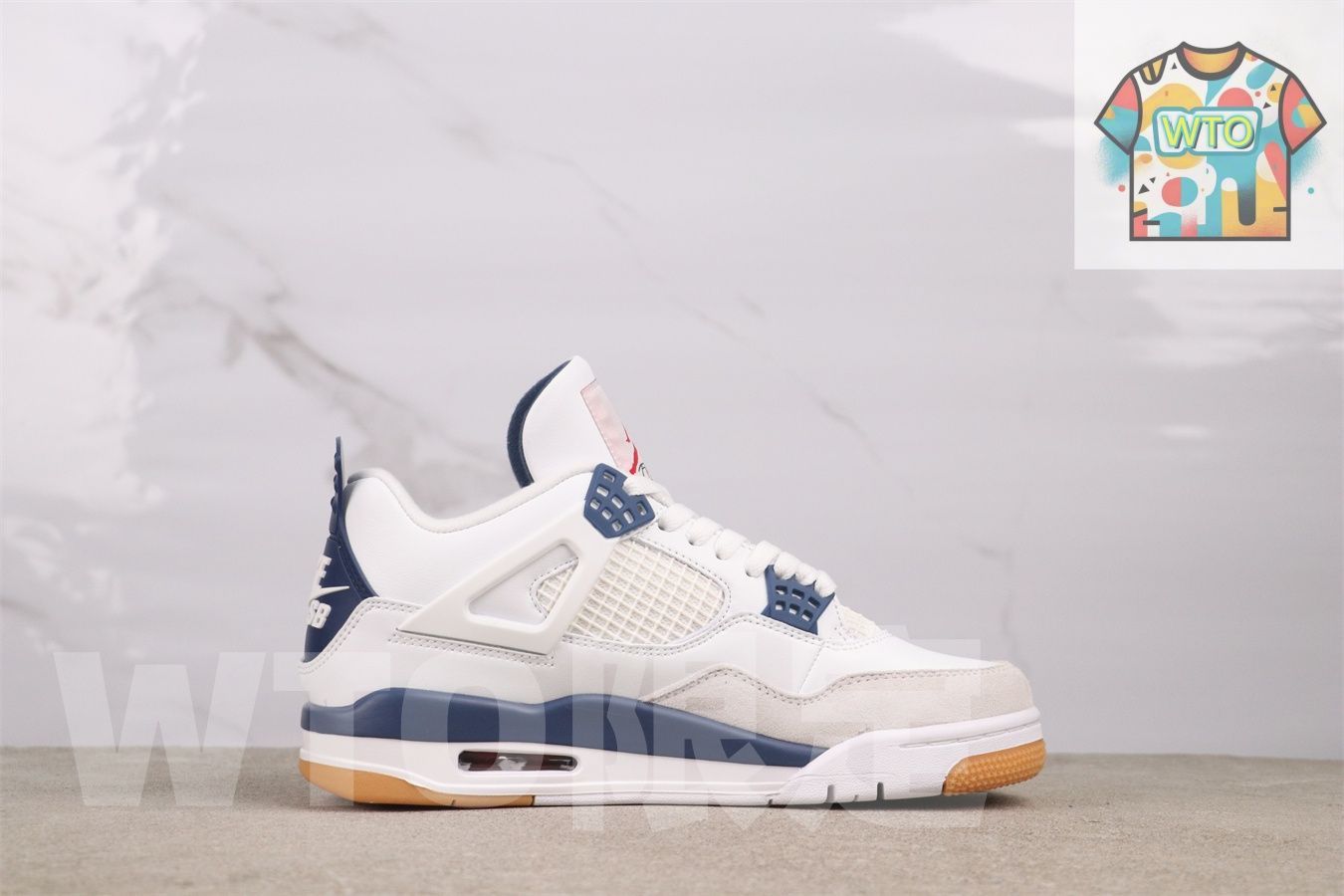 WTO通販 Air Jordan 4 DR 5415-100 エアジョーダン 代 ネイビー ブルー-WTO輸入-QHL 53