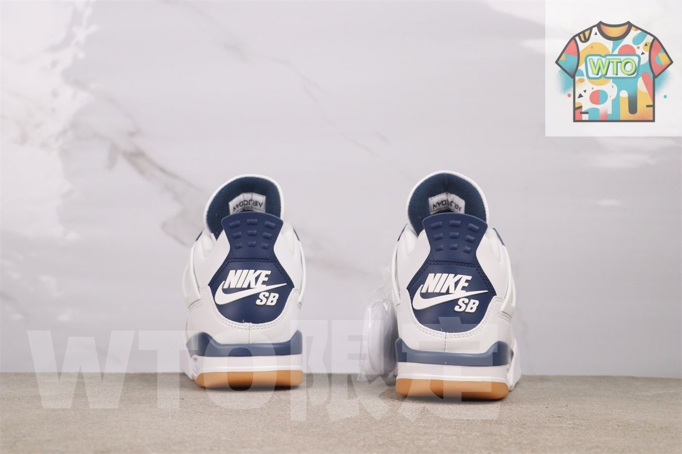  WTO通販 Air Jordan 4 DR 5415-100 エアジョーダン 代 ネイビー ブルー-WTO輸入-QHL 53 スニーカー キッズシューズ