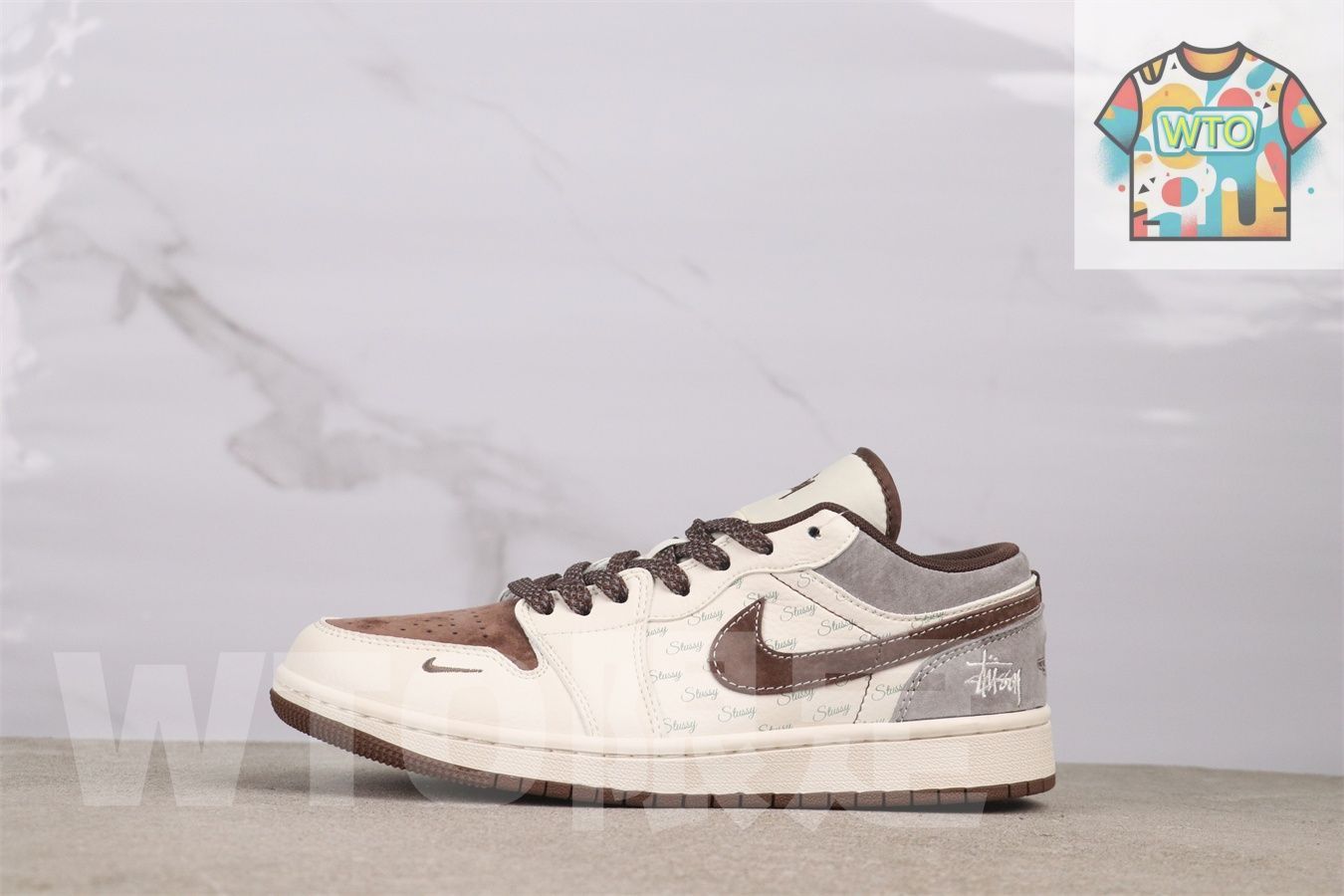 WTO通販 Air Jordan 1 XS 6068-015 Brown エアジョーダン 代 ブラウン-WTO輸入-XWH 06