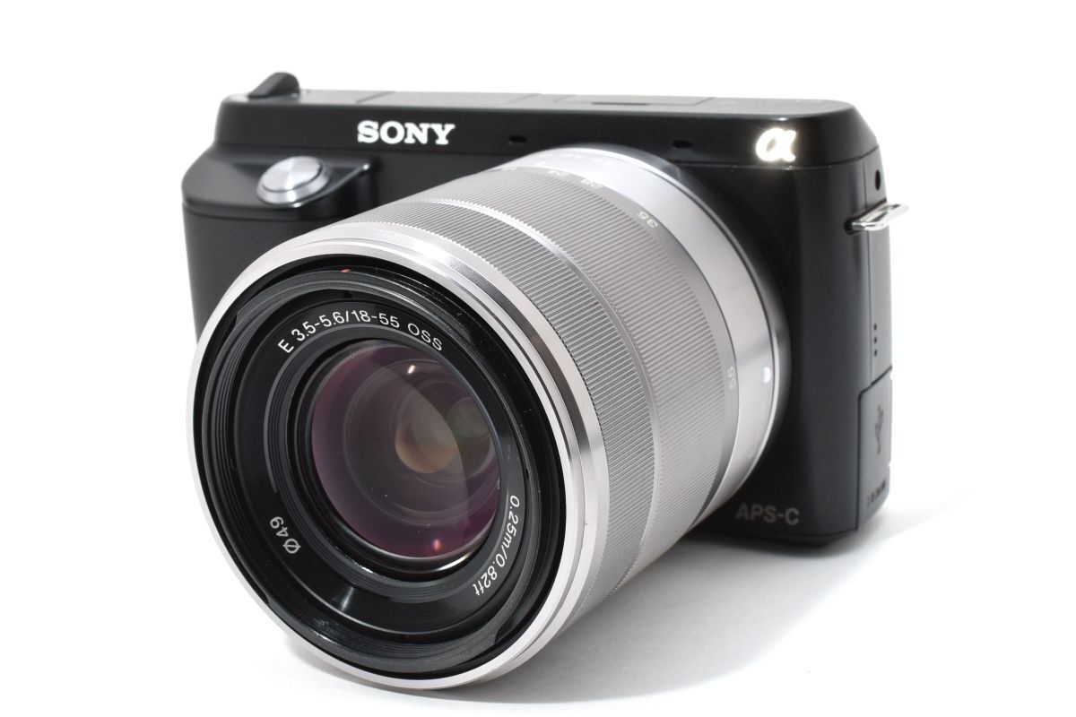ショット数2604回 SONY NEX F3 ブラック E 18-55mm F3.5-5.6 OSS AYM4473 178