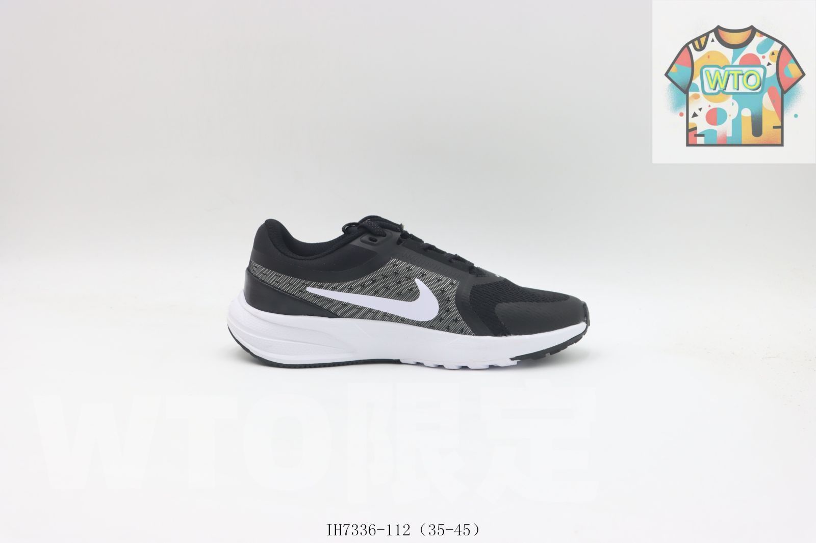 WTO通販 Nike ナイキ ランニングシューズ IH 7336-112 ブラックホワイト-WTO輸入-KTN 62