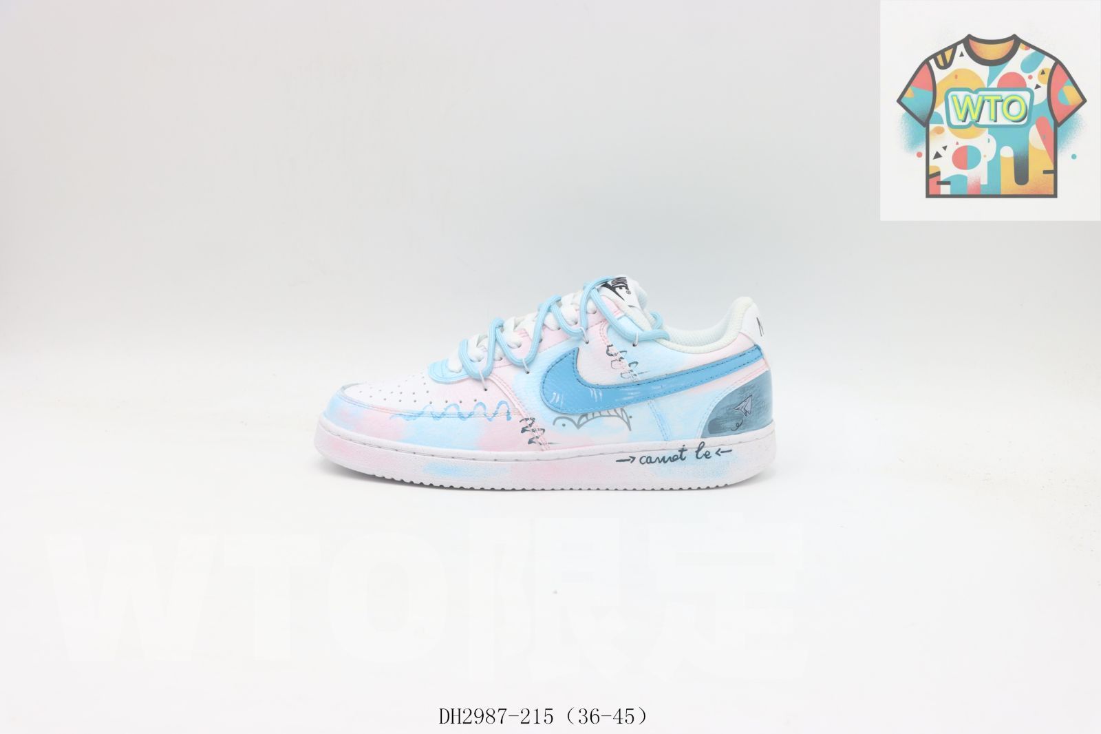 WTO通販 Nike ナイキ スケートシューズ DH 2987-215 ホワイトブルー-WTO輸入-AZI 85