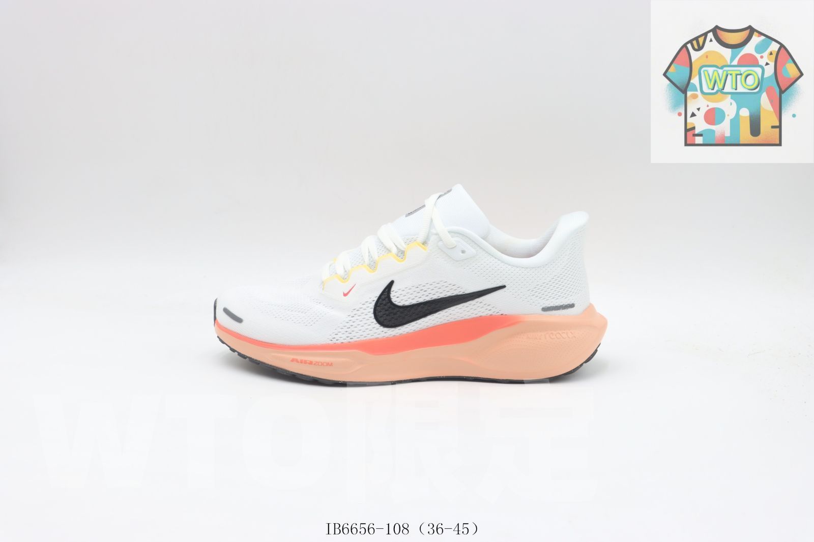 WTO通販 Nike ナイキ ランニングシューズ IB 6656 108 ホワイトオレンジ WTO輸入 HCJ 26