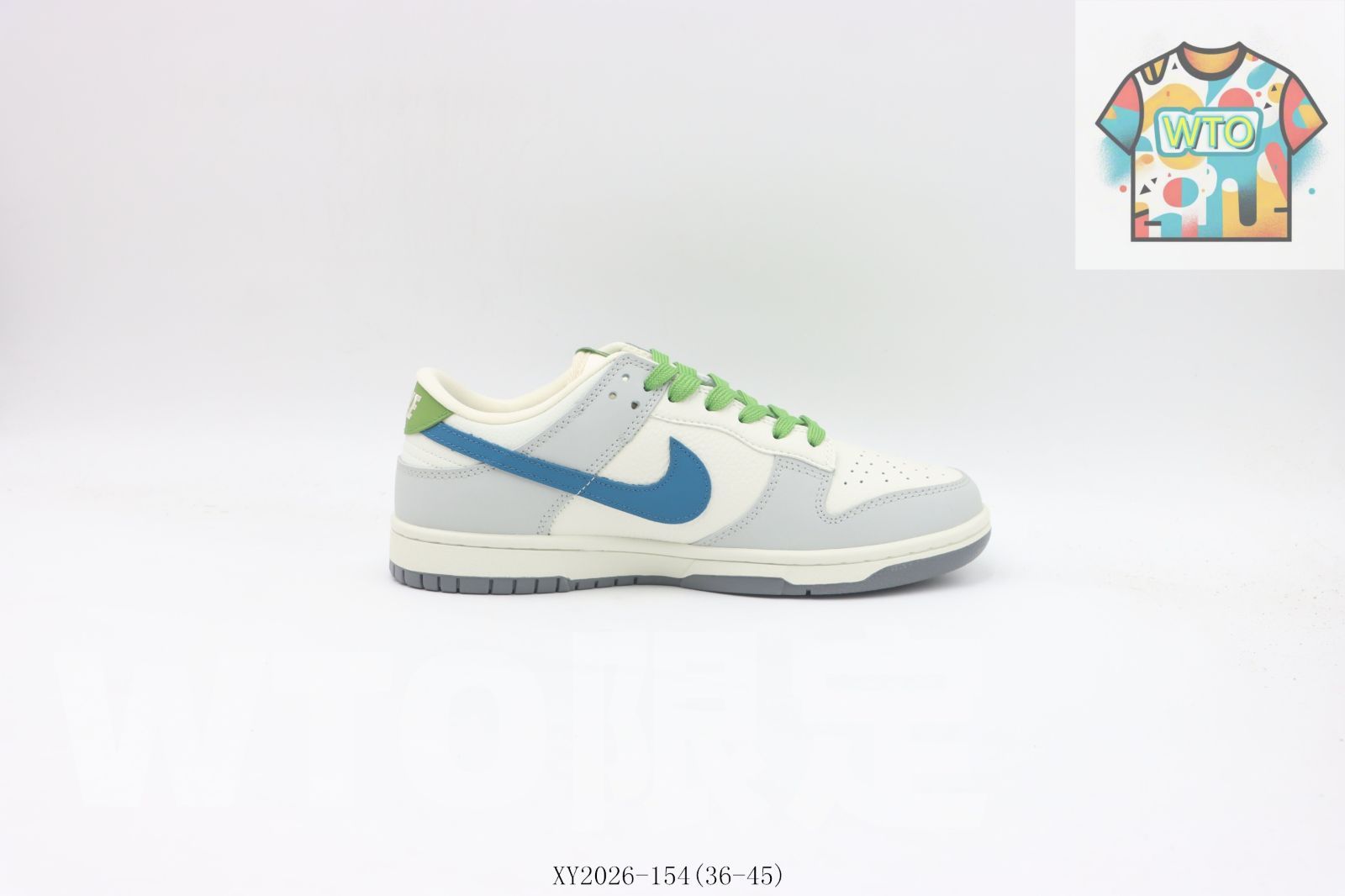 WTO通販 Nike ナイキ スケートシューズ グレーブルーグリーン XY 2026-154-WTO輸入-SRK 27