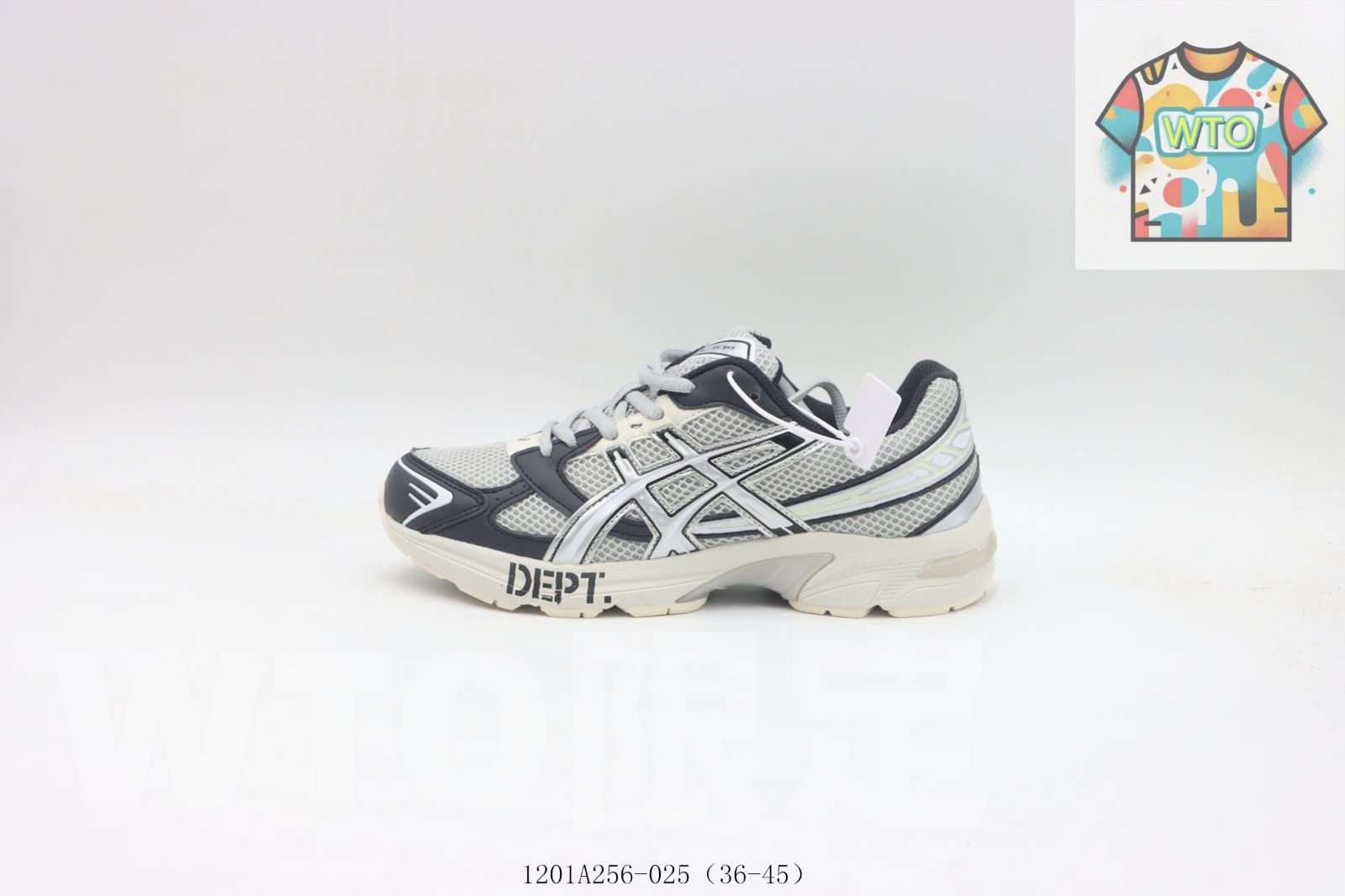 WTO通販 ASICS アシックス ランニングシューズ -025 ホワイトグレー-WTO輸入-UWA 02