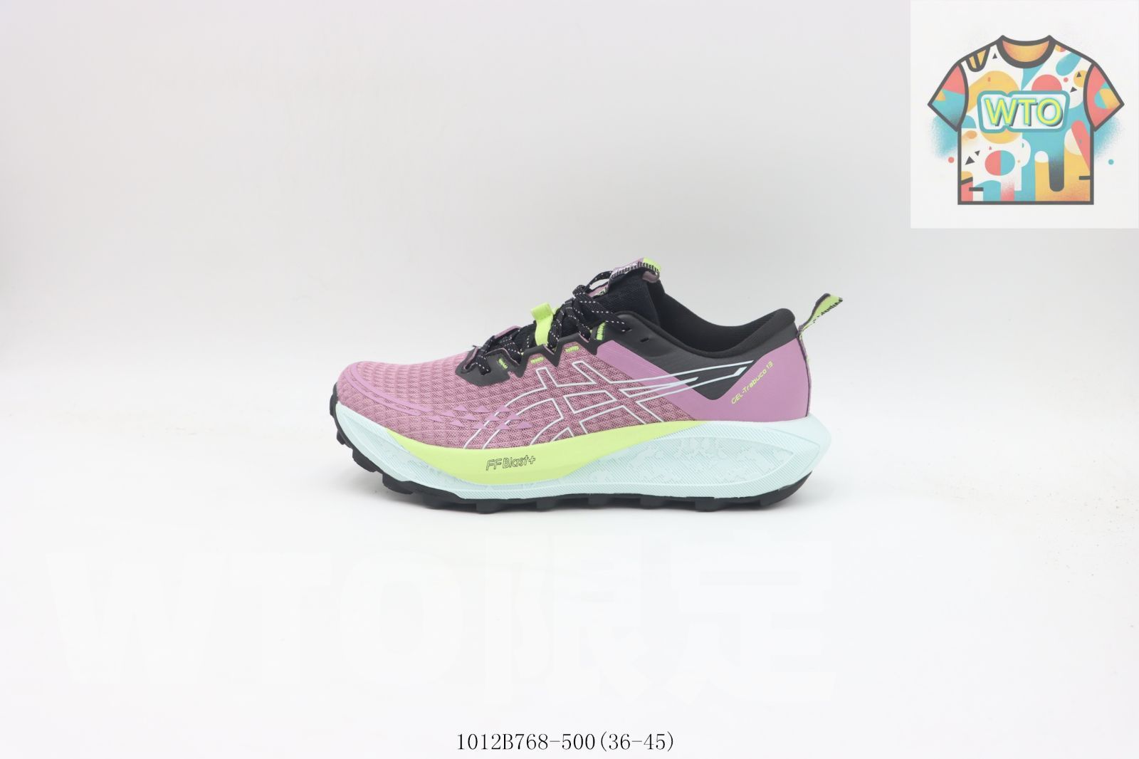 WTO通販 Asics アシックス ランニングシューズ ブラックパープル -500-WTO輸入-BSJ 97