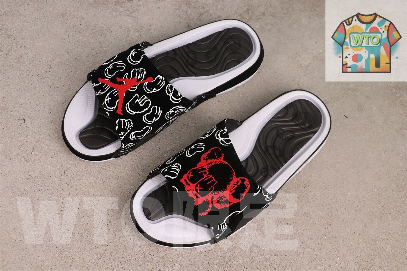  WTO通販 Air Jordan 930155-011 エアジョーダン ブラック スリッパ-WTO輸入-MBF 17 スニーカー キッズシューズ