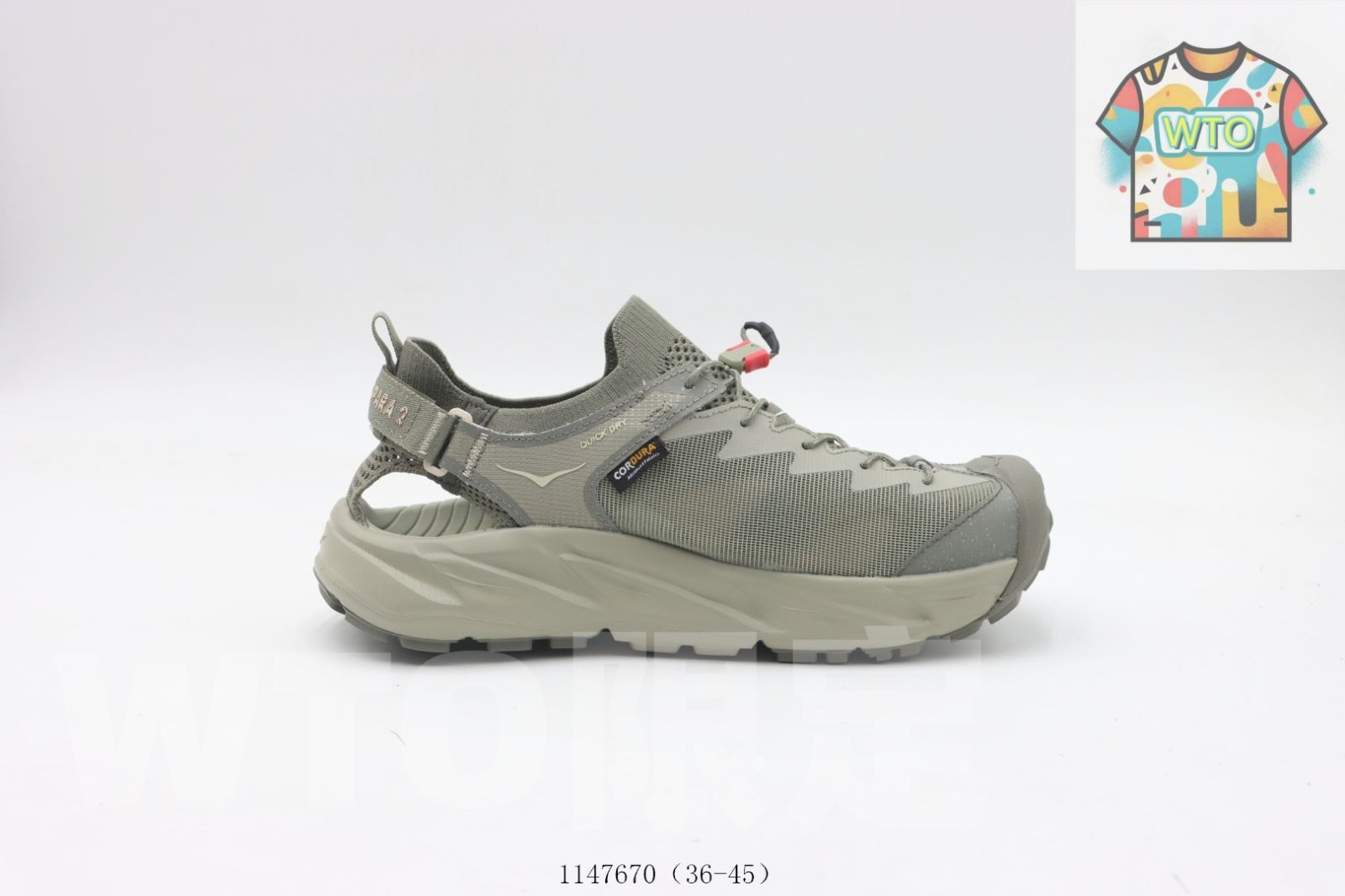 WTO通販 ホカ ワンワン HOKA ONE サンダル 軍緑 -WTO輸入-UDK 75