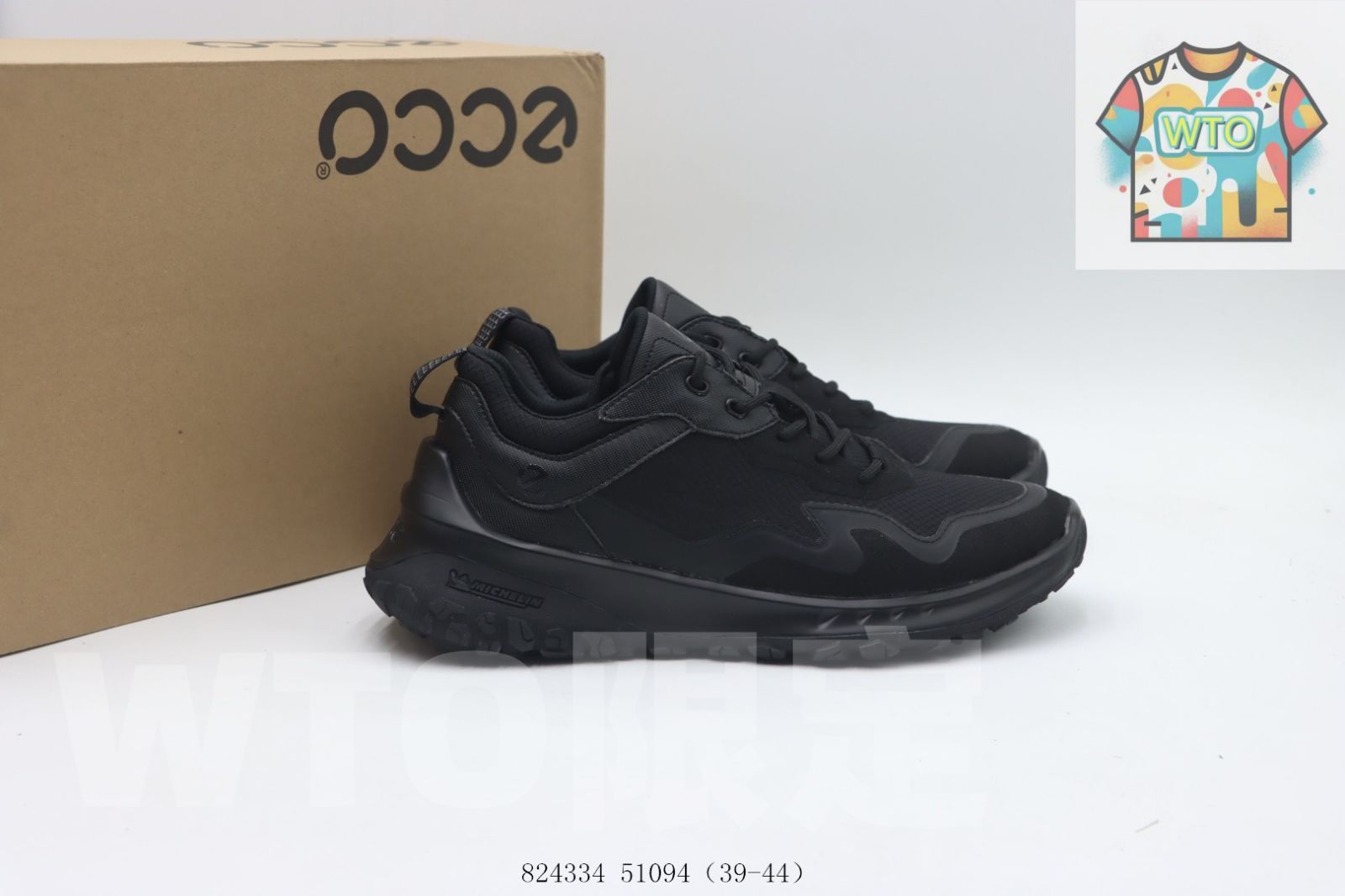  WTO通販 エッコ ECCO カジュアルシューズ 黒 824334 510940-WTO輸入-IKL 32 スニーカー キッズシューズ