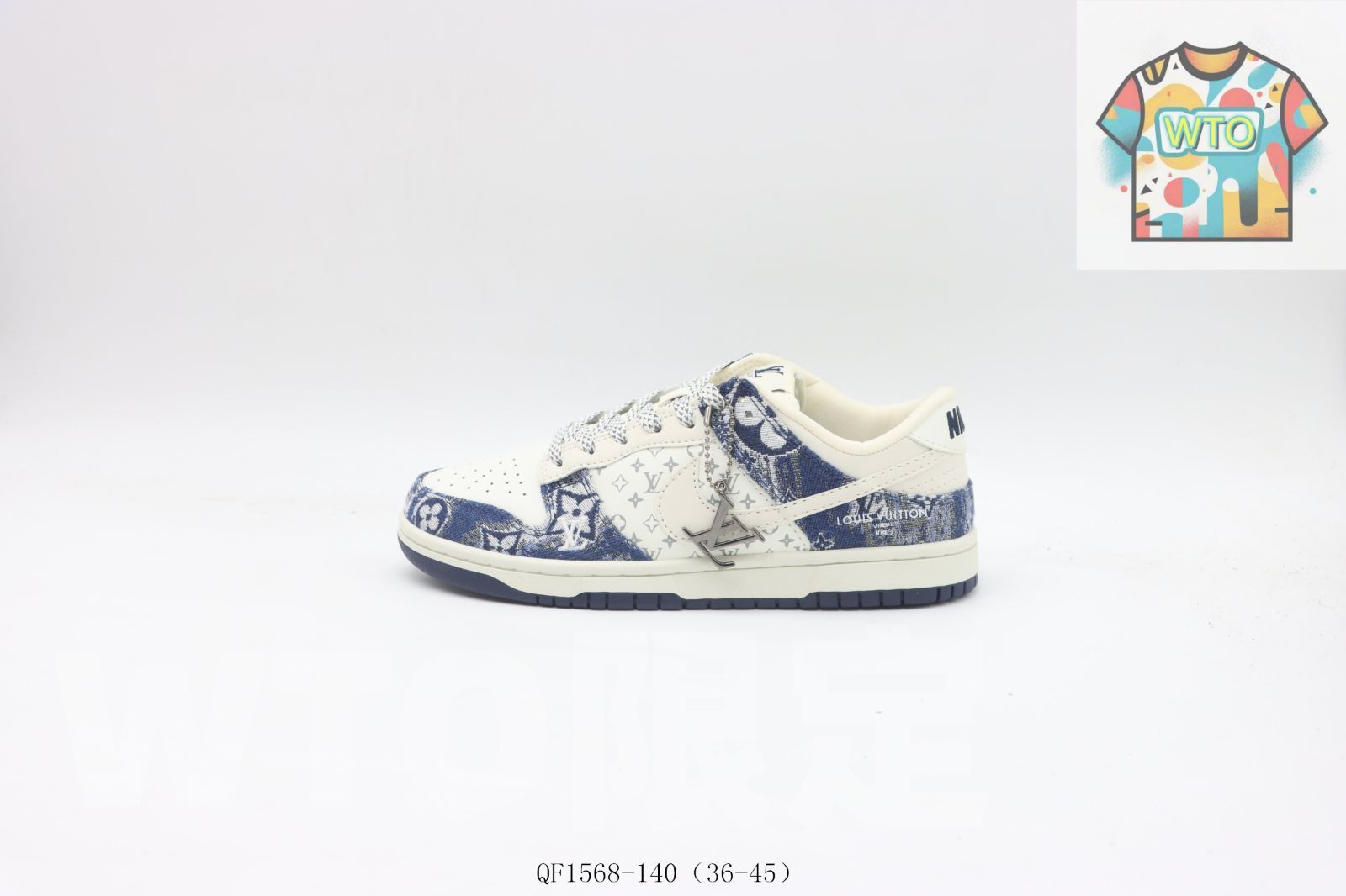 WTO通販 ナイキ Nike スケートシューズ QF 1568 140 白藍0 WTO輸入 KEE 85