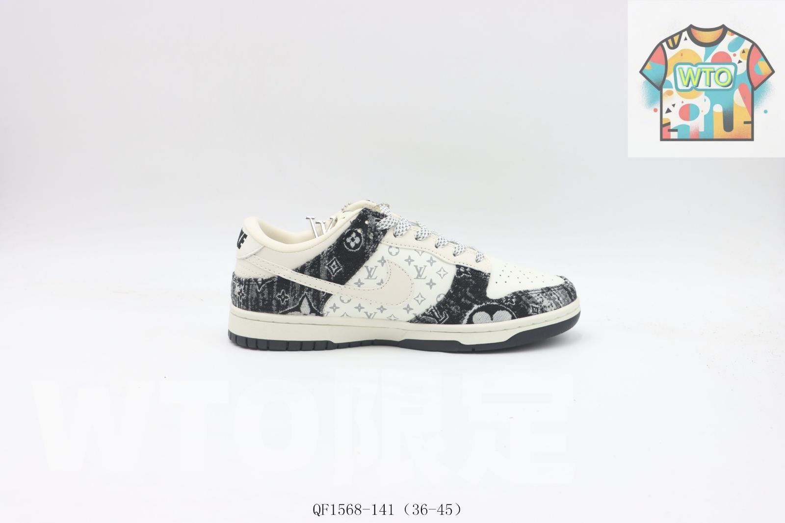 WTO通販 ナイキ Nike スケートシューズ QF 1568-141 白黒0-WTO輸入-LHR 72