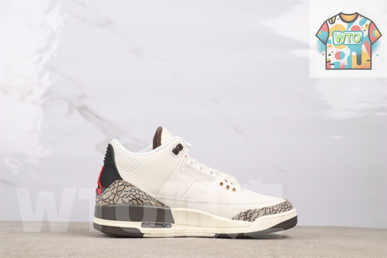 今日 Air Jordan 136064-168 エアジョーダン ホワイト - ブラウン-WTO輸入