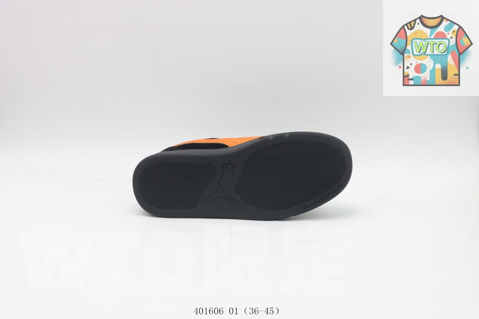  WTO通販 プーマ Puma スケートシューズ 401606 01 黒オレンジ0-WTO輸入-ZQG 09 スニーカー 靴