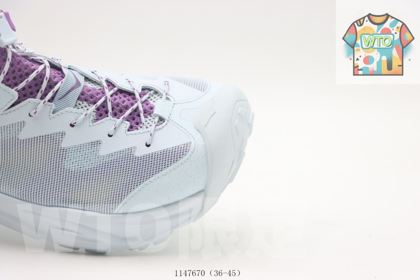 サンダル 青紫色