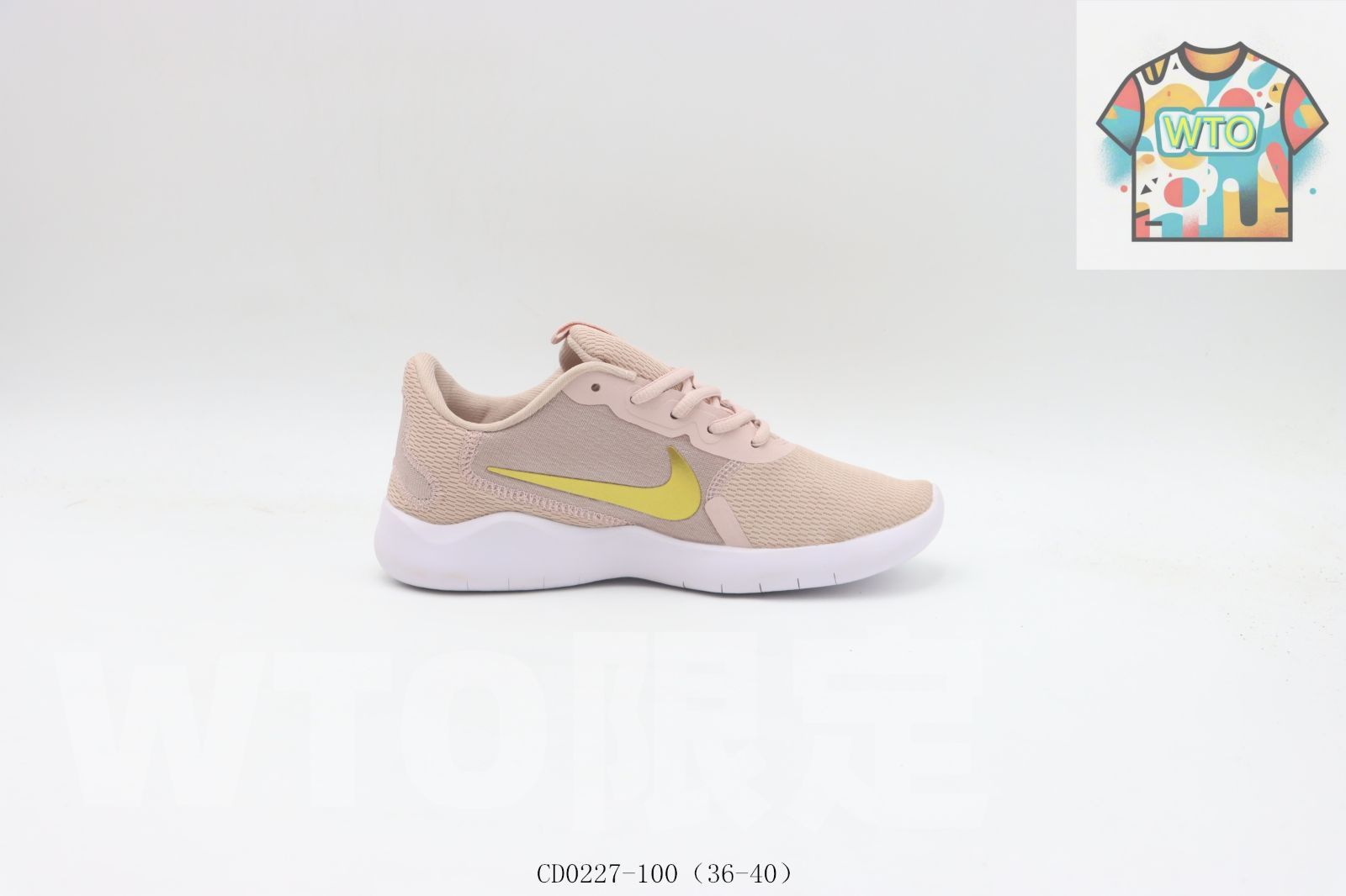 WTO通販 ナイキ Nike ランニングシューズ CD 0227-100 ピンク金色0-WTO輸入-PLN 33