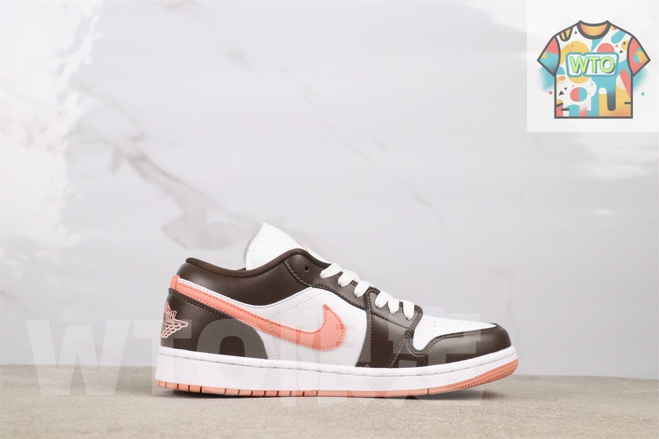 今日 Air Jordan DC 0774-182 エアジョーダン ホワイト - ブラウン ピンク-WTO輸入2