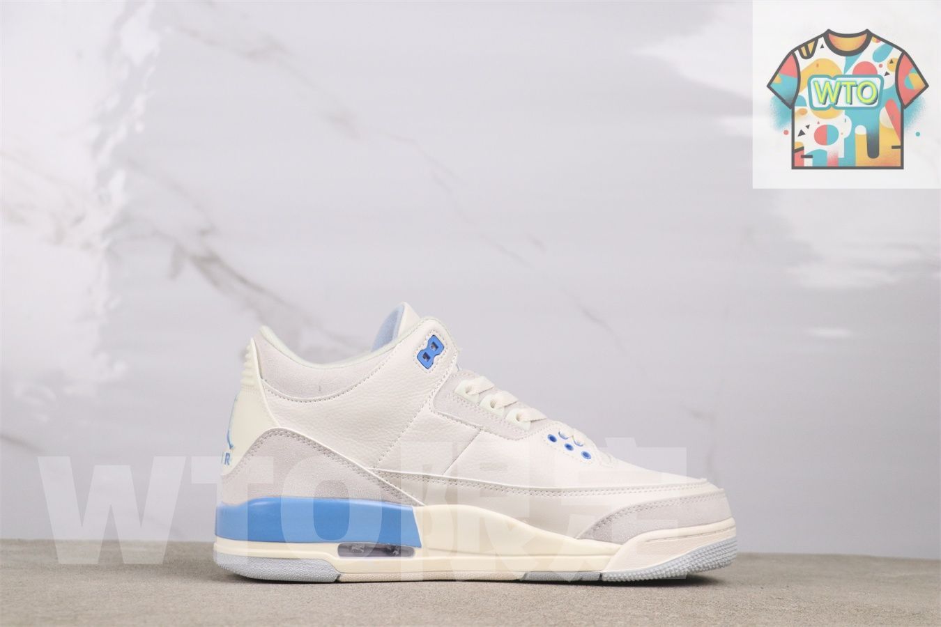 今日 Air Jordanエアジョーダン CT 8532-101 ホワイト - ブルー-WTO輸入2