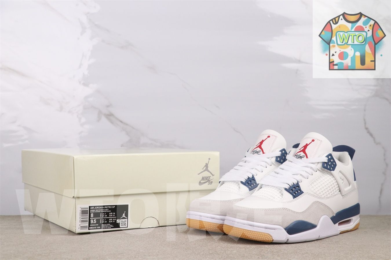  WTO通販 ジョーダン Jordan 4 代 DR 5415 - 100 ネイビーブルー Navy Blue 0-WTO輸入-DJK 12 スニーカー 靴