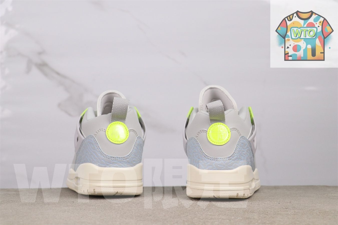 WTO通販 Jordan IB 4464 025 フルオレッセントグレー Fluorescent Gray 0 WTO輸入 AZD 76 スニーカー キッズシューズ ベビー キッズ