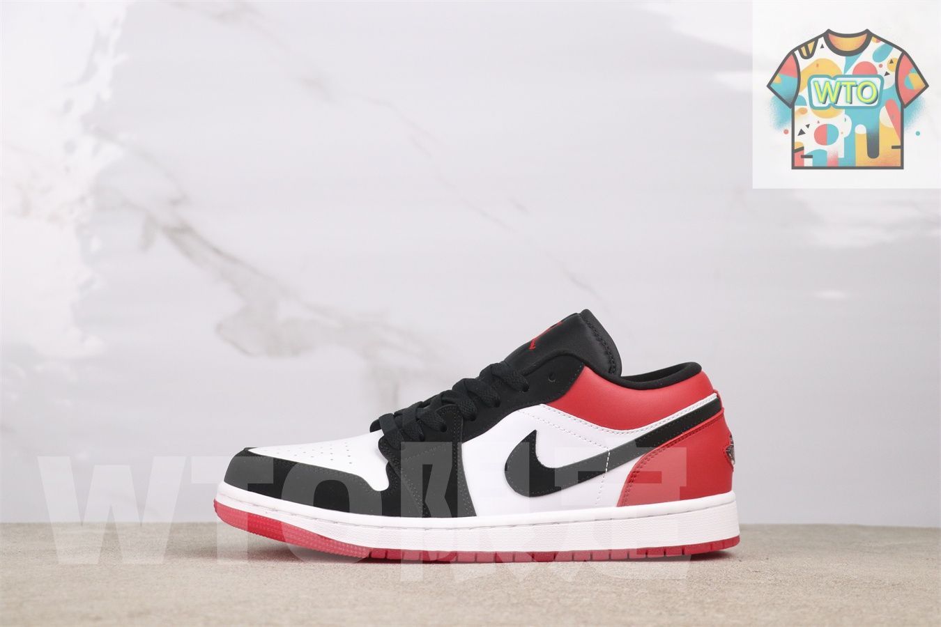 今日 Jordan IB 8971 106 ジョーダン 1 ローカット ホワイトレッド White Red WTO輸入2