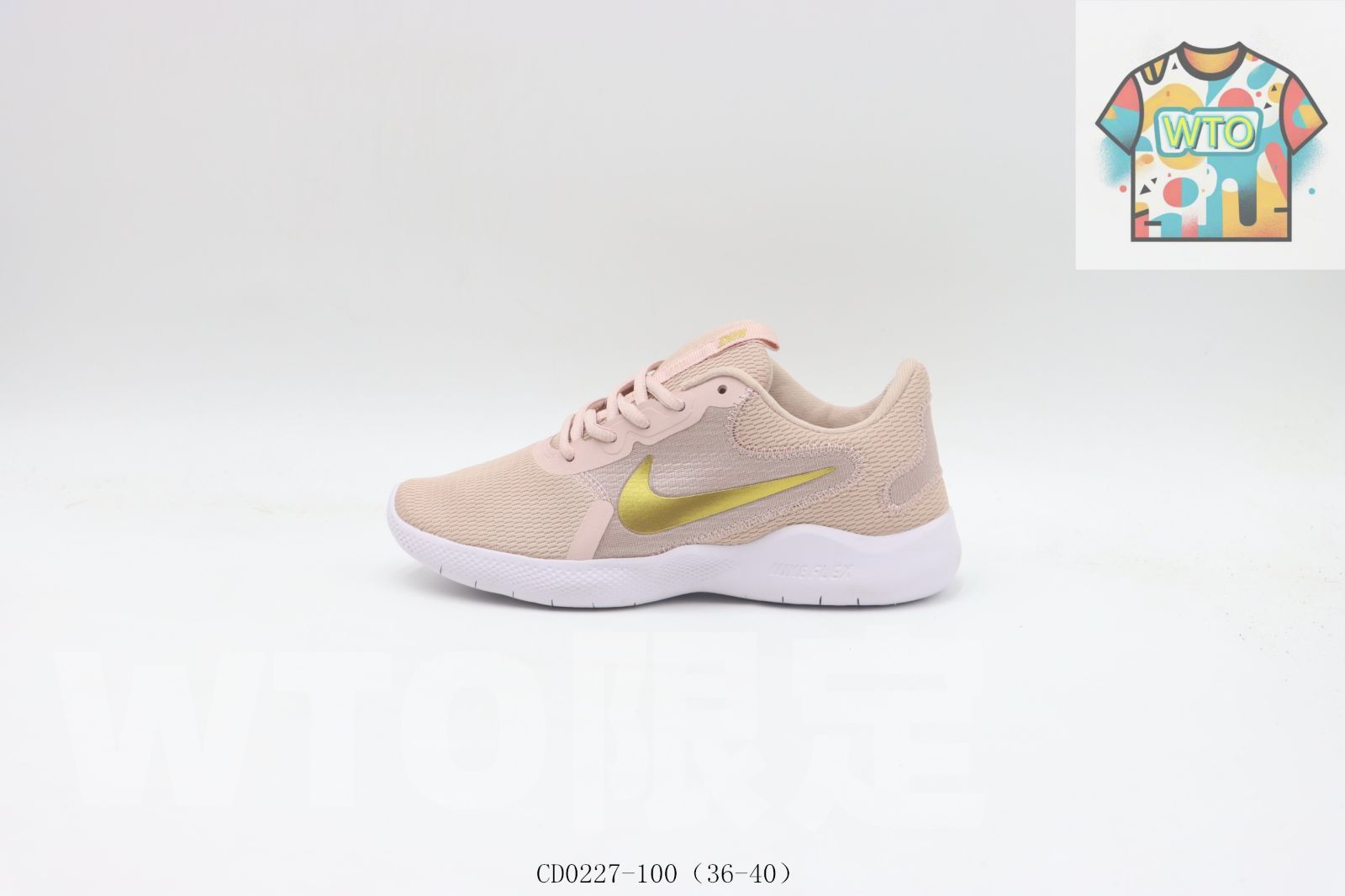 WTO通販 ナイキ Nike ランニングシューズ CD 0227-100 ピンク金色0-WTO輸入-CIH 82